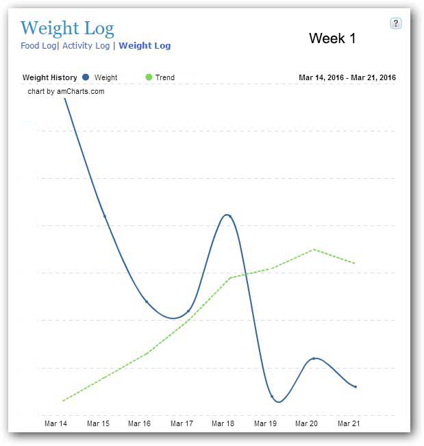 latest attempt, week 1 result